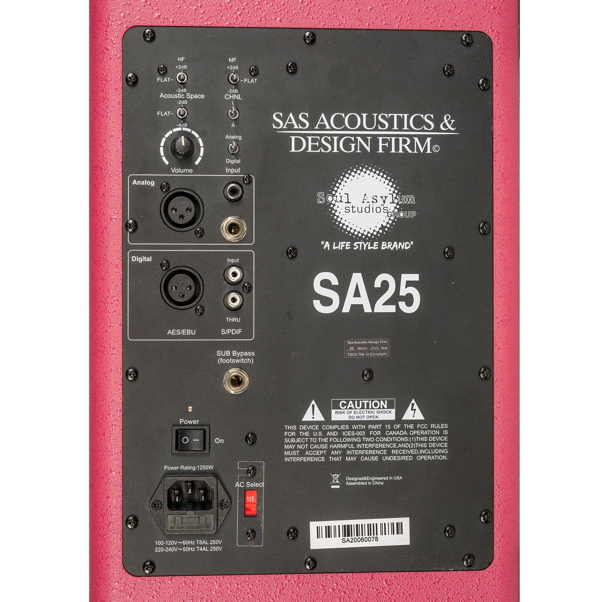SA25M Active Studio Monitors Pair