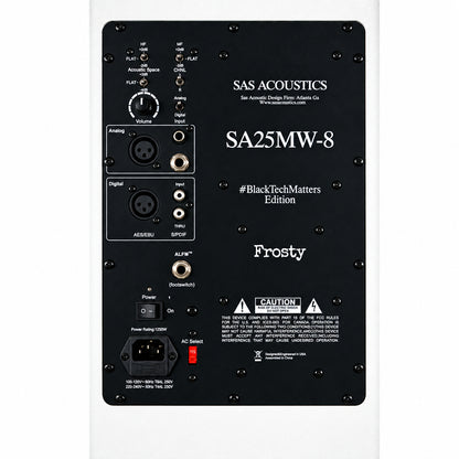 SA25MW_8 Active Studio Monitors (Frosty Special Edition) Pair